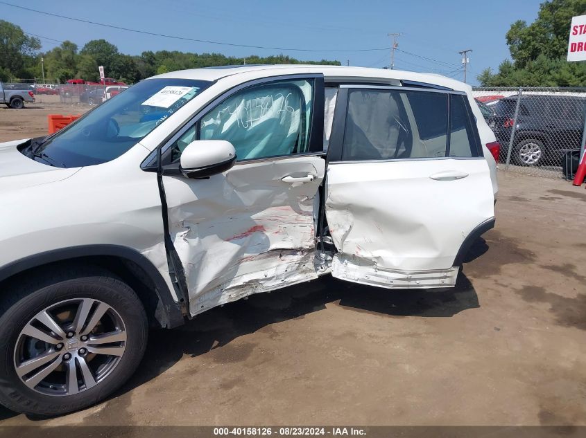 2018 Honda Pilot Ex-L VIN: 5FNYF6H58JB037174 Lot: 40158126