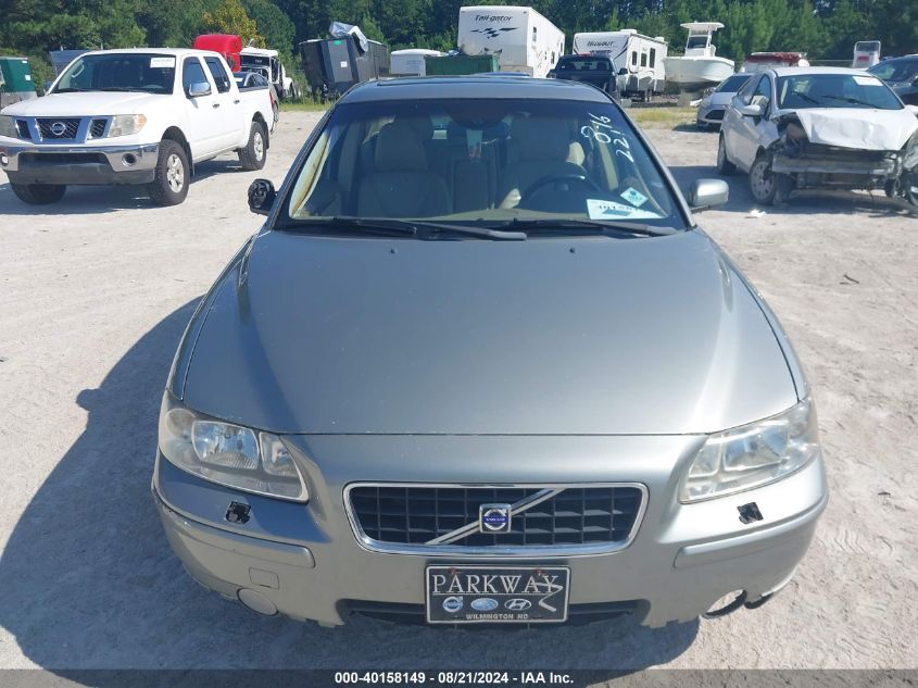 2006 Volvo S60 2.5T VIN: YV1RS592362549153 Lot: 40158149