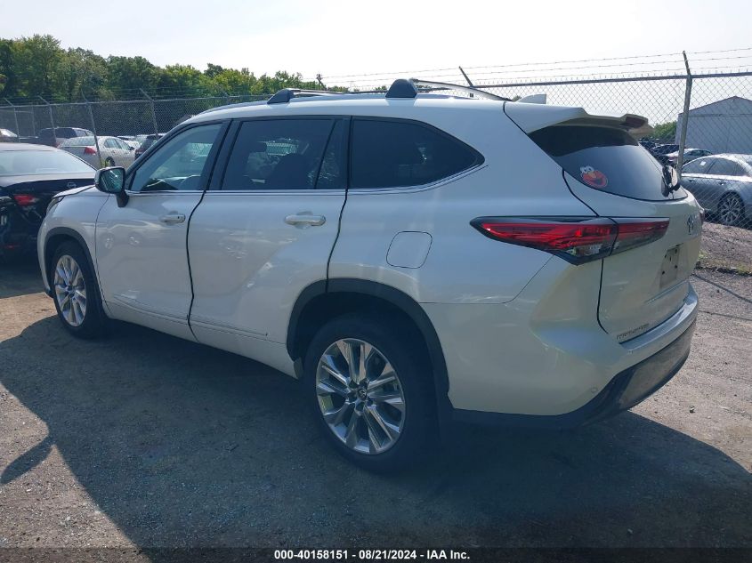 2021 TOYOTA HIGHLANDER LIMITED - 5TDDZRBH9MS079914