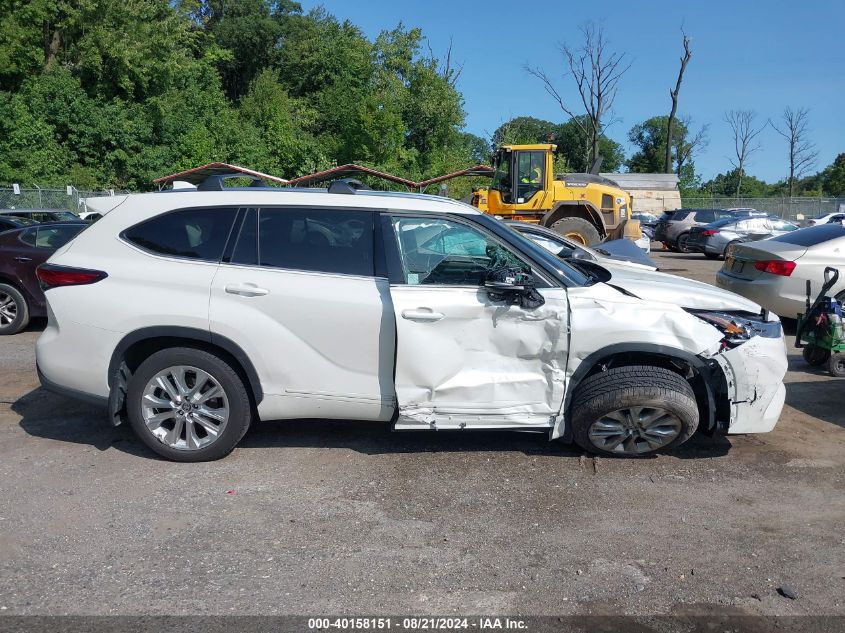 2021 Toyota Highlander Limited/Platinum VIN: 5TDDZRBH9MS079914 Lot: 40158151