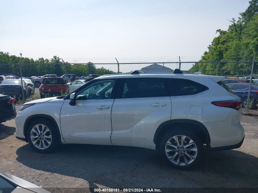 2021 Toyota Highlander Limited/Platinum VIN: 5TDDZRBH9MS079914 Lot: 40158151