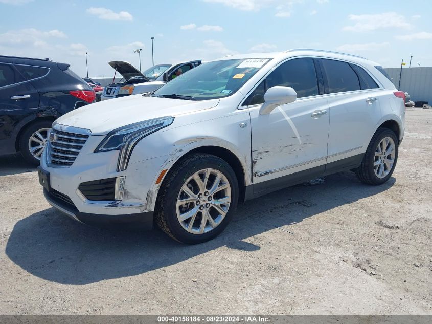 2017 Cadillac Xt5 Platinum VIN: 1GYKNFRS7HZ180337 Lot: 40158184