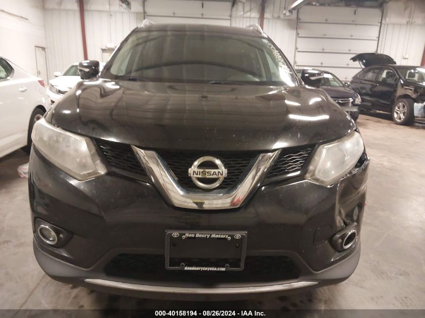 2014 Nissan Rogue Sl VIN: 5N1AT2MV0EC822456 Lot: 40158194