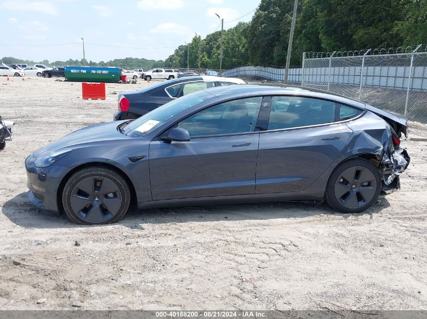 2023 Tesla Model 3 Rear-Wheel Drive VIN: 5YJ3E1EA6PF694100 Lot: 40158200