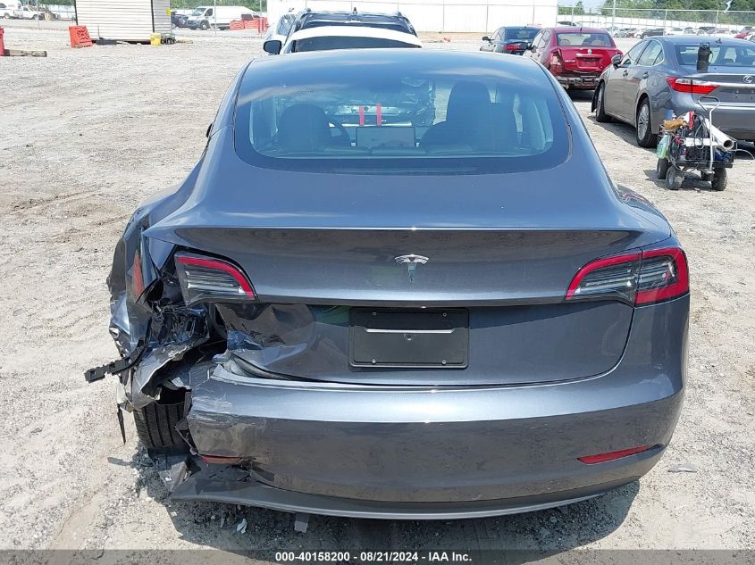 2023 Tesla Model 3 Rear-Wheel Drive VIN: 5YJ3E1EA6PF694100 Lot: 40158200