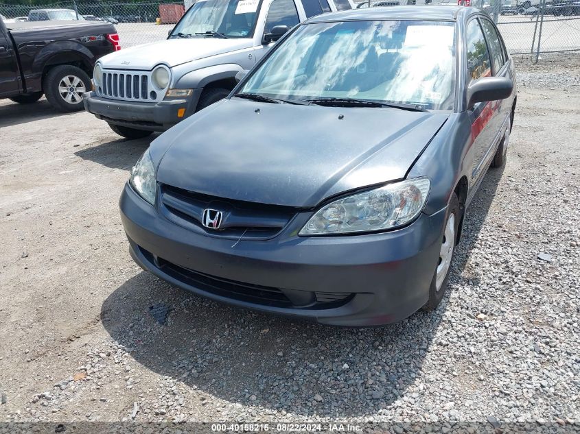 2004 Honda Civic Vp VIN: 2HGES16364H596421 Lot: 40158215