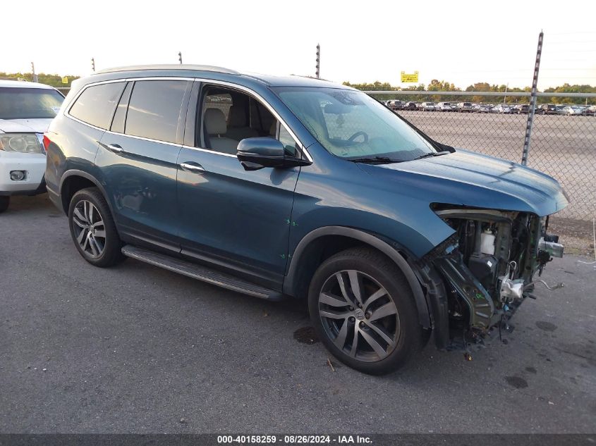 2018 Honda Pilot Touring VIN: 5FNYF6H94JB010511 Lot: 40158259