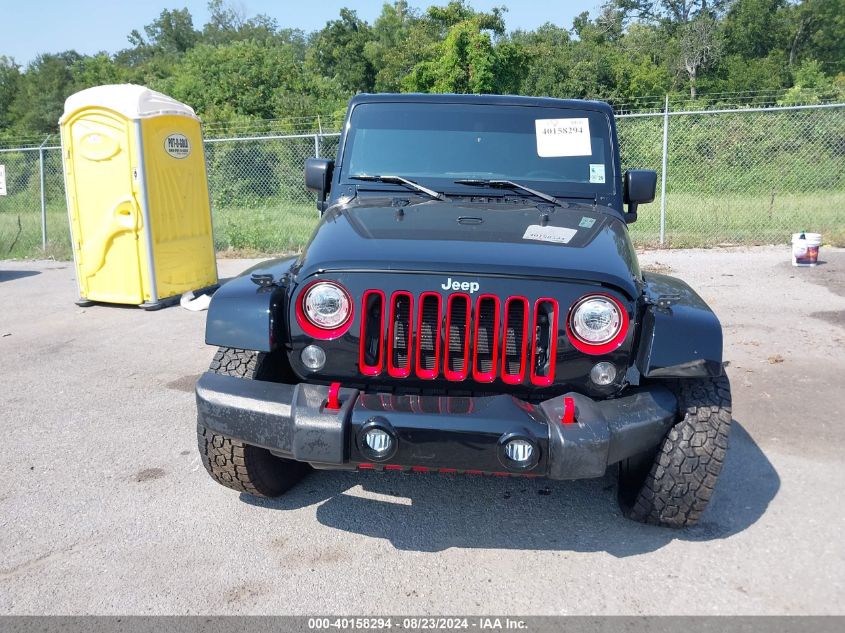 2017 Jeep Wrangler Unlimited Sahara 4X4 VIN: 1C4BJWEG6HL700596 Lot: 40158294