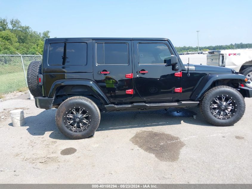 2017 Jeep Wrangler Unlimited Sahara 4X4 VIN: 1C4BJWEG6HL700596 Lot: 40158294