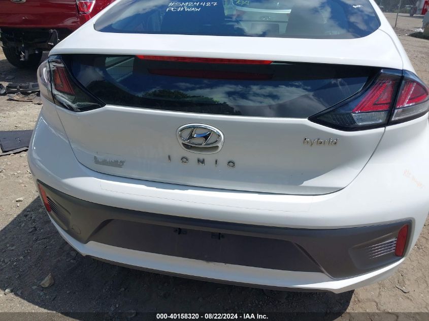 2020 Hyundai Ioniq Hybrid Sel VIN: KMHC85LC4LU228875 Lot: 40158320