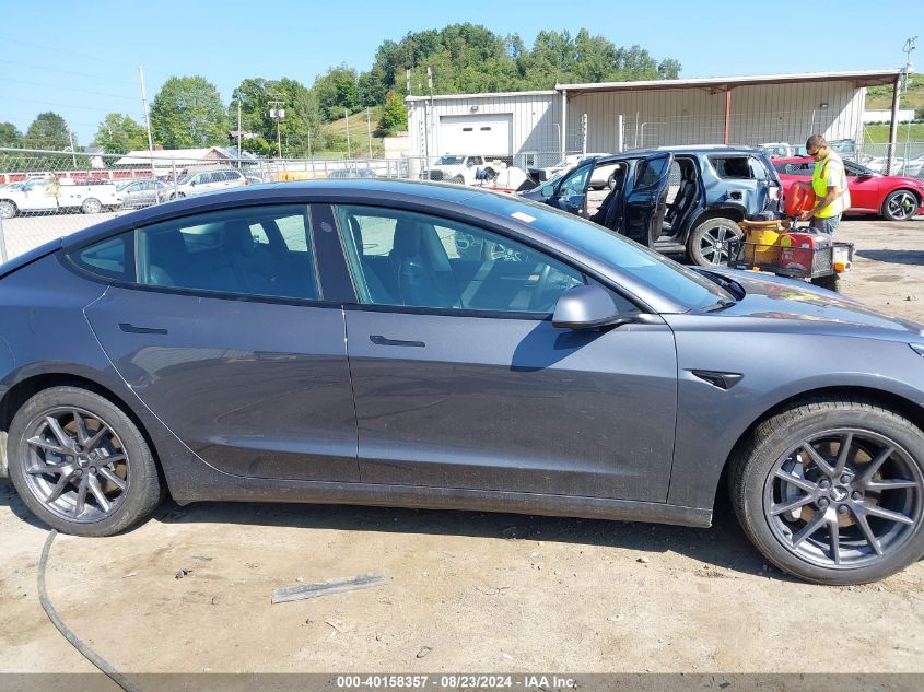 2021 Tesla Model 3 Standard Range Plus Rear-Wheel Drive VIN: 5YJ3E1EA3MF973399 Lot: 40158357