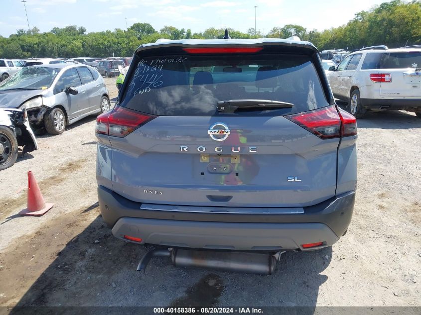 2021 Nissan Rogue Sl Fwd VIN: JN8AT3CA8MW025446 Lot: 40158386