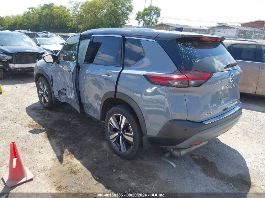 2021 Nissan Rogue Sl Fwd VIN: JN8AT3CA8MW025446 Lot: 40158386