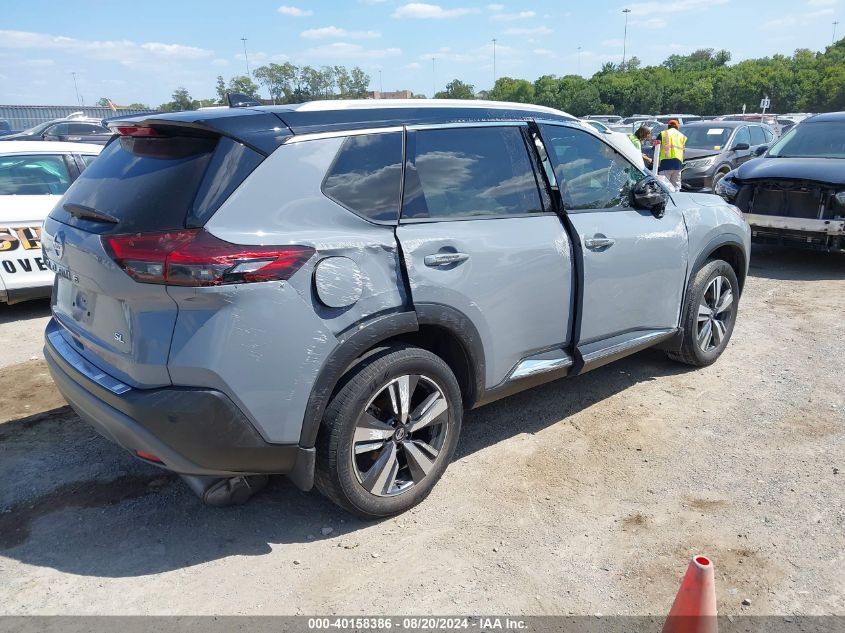 2021 Nissan Rogue Sl Fwd VIN: JN8AT3CA8MW025446 Lot: 40158386