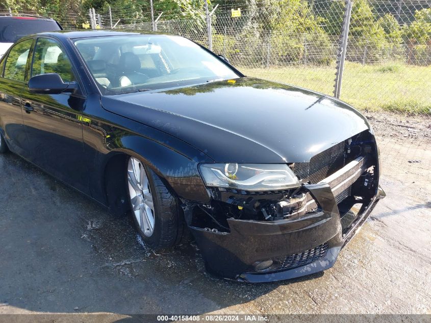 2010 Audi A4 2.0T Premium VIN: WAUDFAFL5AN026974 Lot: 40158408