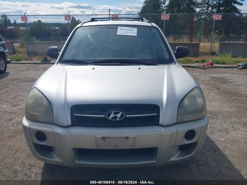 2006 Hyundai Tucson Gl VIN: KM8JM12B86U436329 Lot: 40158415