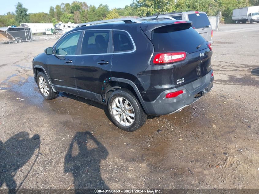 2014 Jeep Cherokee Limited VIN: 1C4PJMDS1EW290316 Lot: 40158459