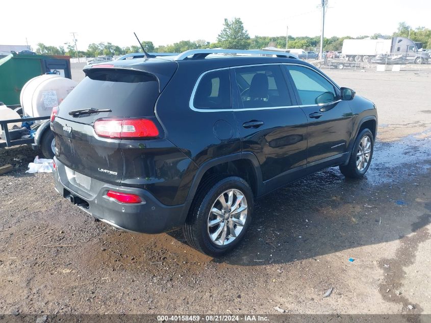 2014 Jeep Cherokee Limited VIN: 1C4PJMDS1EW290316 Lot: 40158459