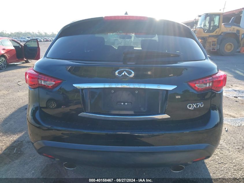 2016 Infiniti Qx70 VIN: JN8CS1MUXGM670253 Lot: 40158467