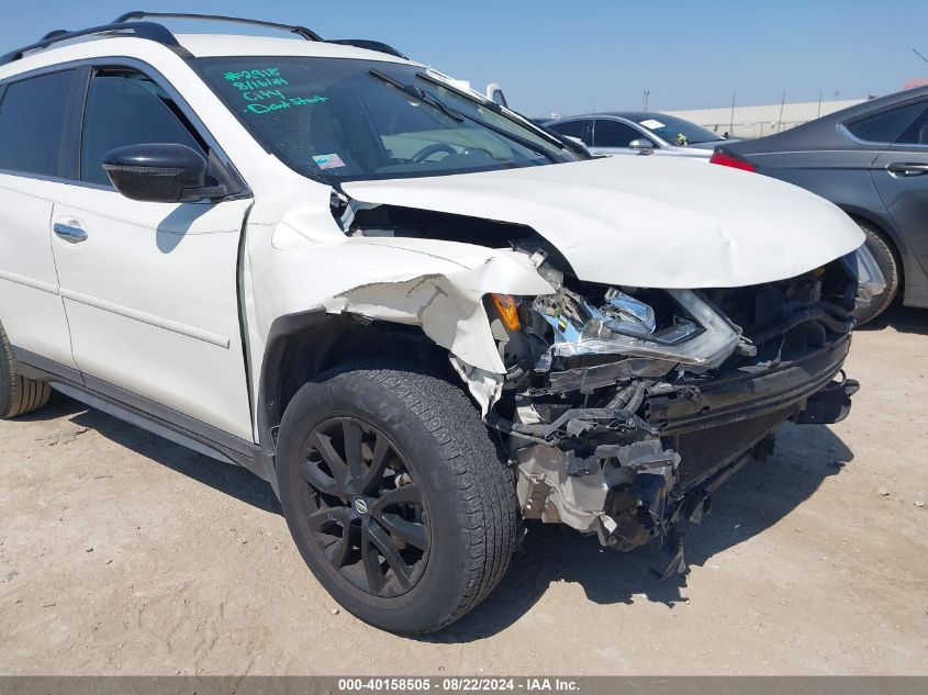 2017 Nissan Rogue Sv VIN: 5N1AT2MT2HC813955 Lot: 40158505