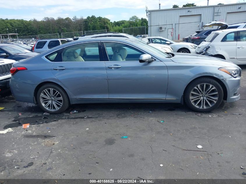 2017 Genesis G80 3.8 VIN: KMHGN4JE2HU191342 Lot: 40158525