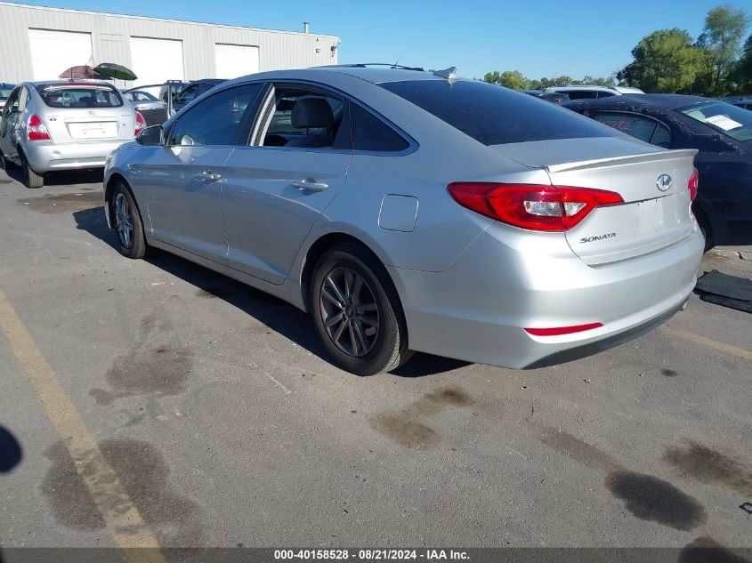 2015 Hyundai Sonata Se VIN: 5NPE24AFXFH228481 Lot: 40158528