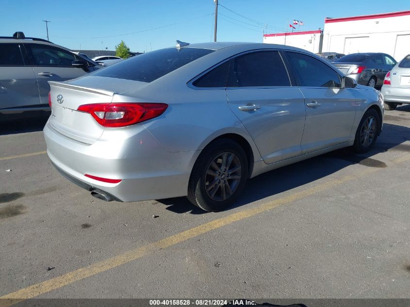 2015 Hyundai Sonata Se VIN: 5NPE24AFXFH228481 Lot: 40158528