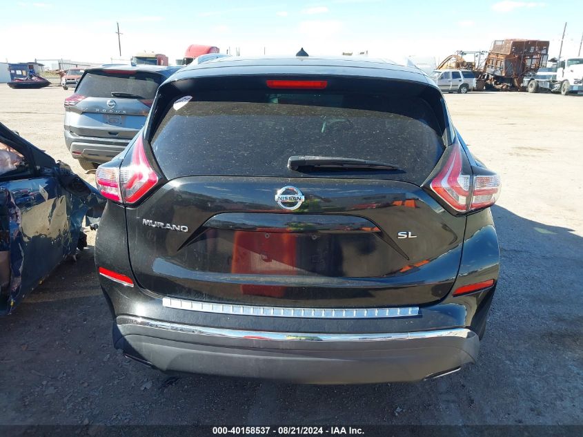 2015 Nissan Murano S/Sl/Sv/Platinum VIN: 5N1AZ2MG6FN201860 Lot: 40158537