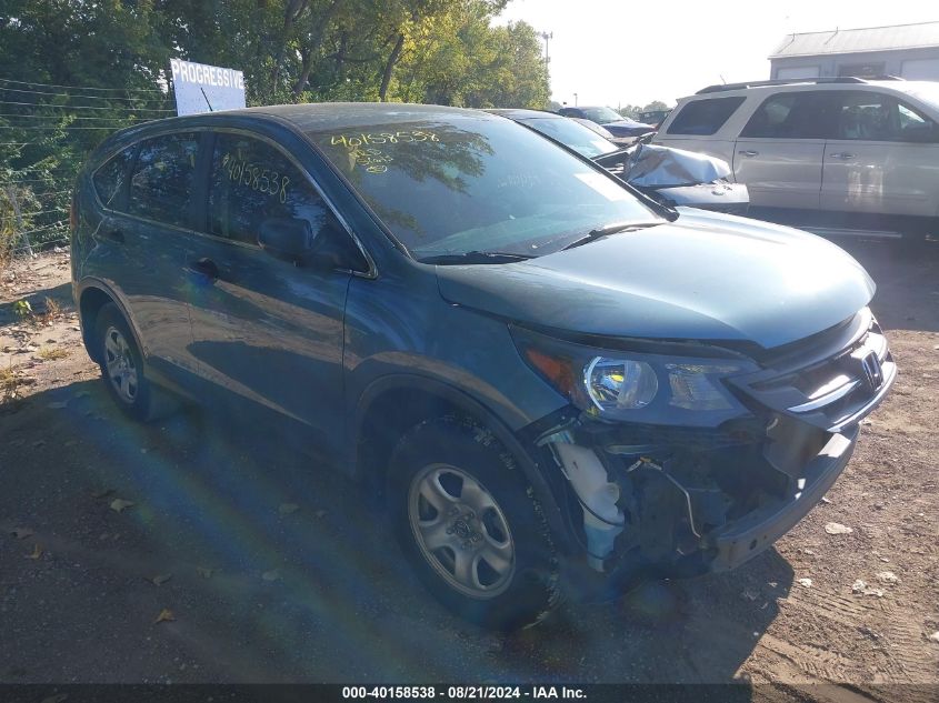 2014 Honda Cr-V Lx VIN: 5J6RM3H38EL013249 Lot: 40158538