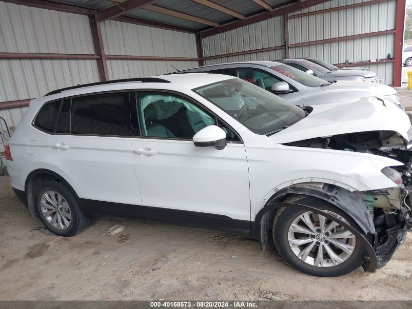 2019 Volkswagen Tiguan Se/Sel/Sel R-Line Jet-Bla VIN: 3VV2B7AX6KM040821 Lot: 40158573