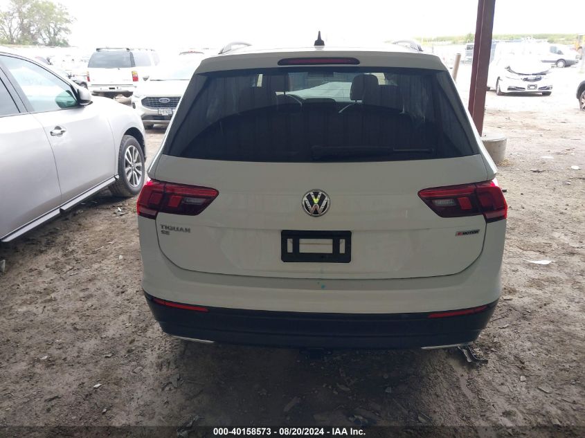 2019 VOLKSWAGEN TIGUAN 2.0T SE/2.0T SEL/2.0T SEL R-LINE/2.0T SEL R-LINE BLACK - 3VV2B7AX6KM040821