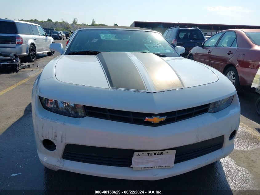 2015 Chevrolet Camaro 1Lt VIN: 2G1FD3D31F9263769 Lot: 40158629