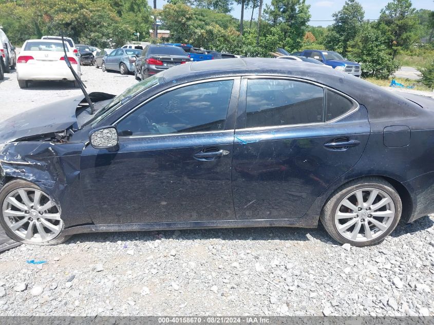 2006 Lexus Is 250 VIN: JTHBK262962009928 Lot: 40158670