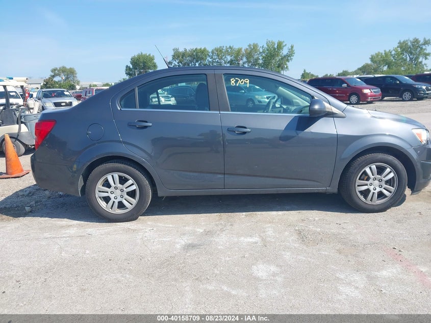 2013 Chevrolet Sonic Lt Auto VIN: 1G1JC5SH9D4226847 Lot: 40158709