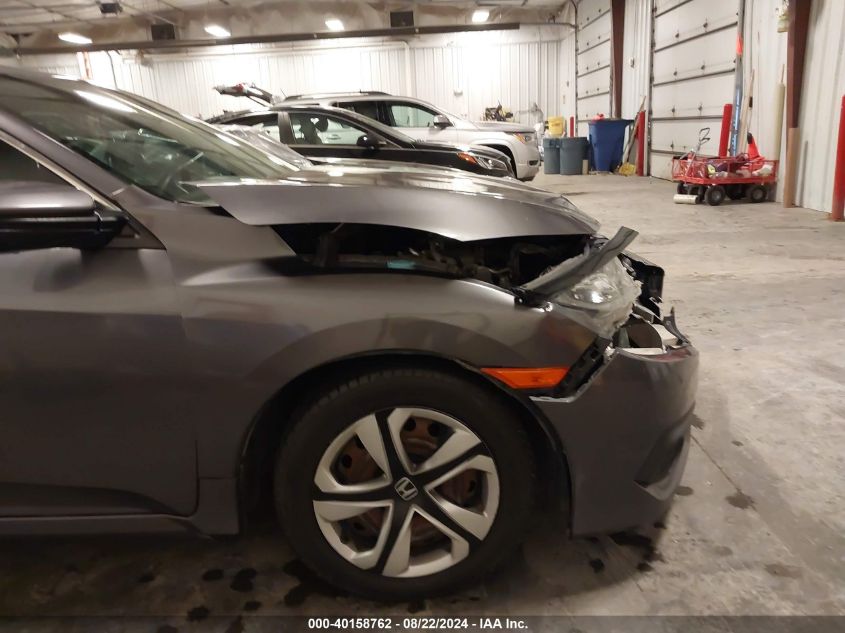 2018 Honda Civic Lx VIN: 19XFC2E52JE011950 Lot: 40158762