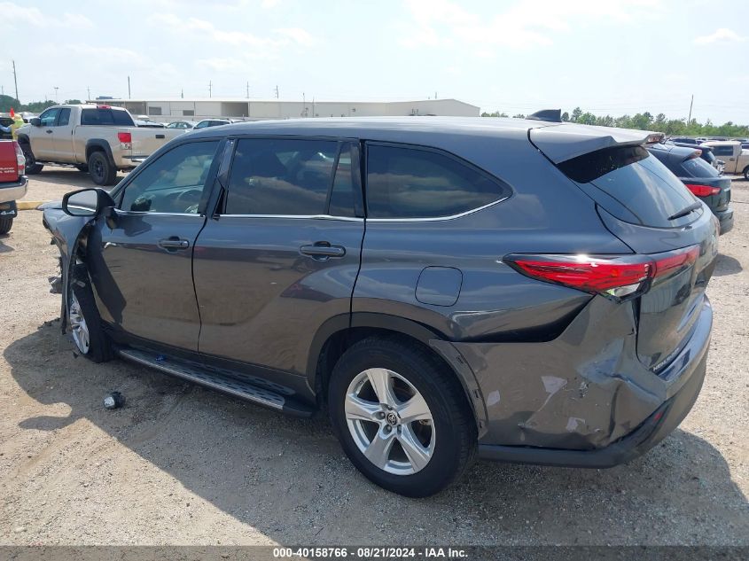 2022 Toyota Highlander L/Le VIN: 5TDZZRAH2NS556532 Lot: 40158766