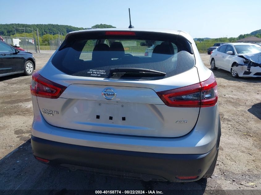 2022 Nissan Rogue Sport S Awd Xtronic Cvt VIN: JN1BJ1AWXNW683282 Lot: 40158774