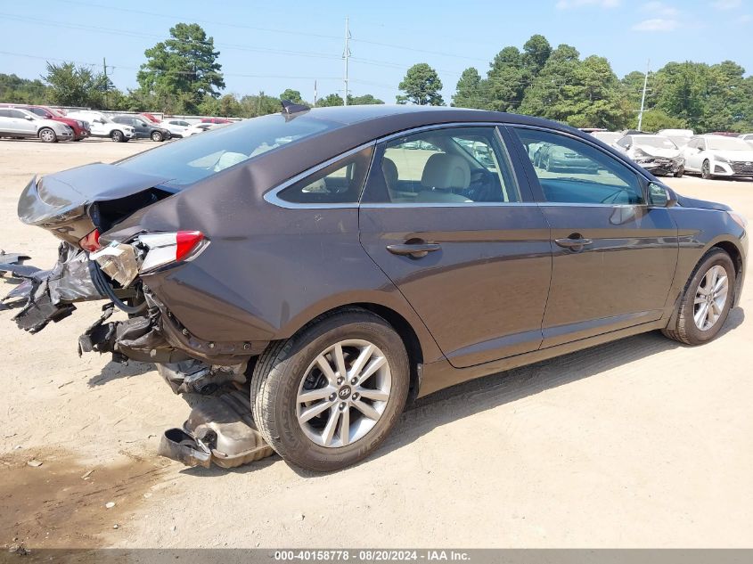 2016 Hyundai Sonata Se VIN: 5NPE24AF4GH346219 Lot: 40158778