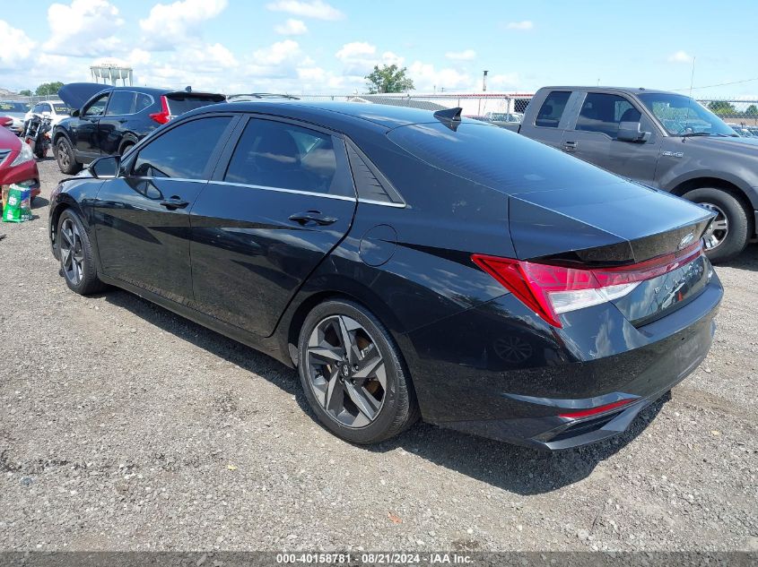 2022 Hyundai Elantra Limited VIN: 5NPLP4AG6NH072570 Lot: 40158781