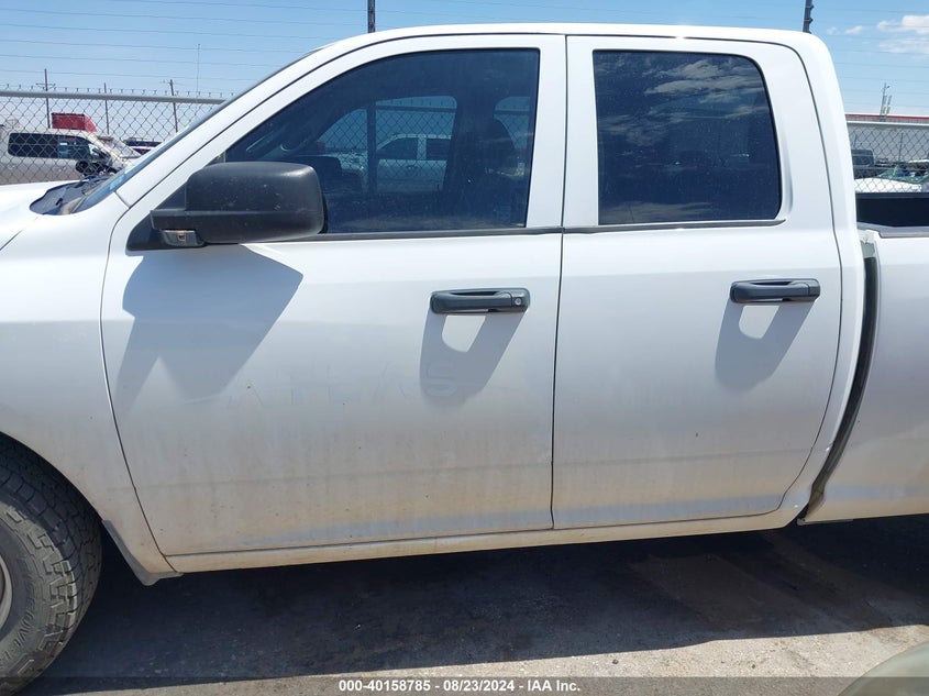 2019 Ram 1500 Classic Tradesman Quad Cab 4X2 6'4 Box VIN: 1C6RR6FG0KS581518 Lot: 40158785