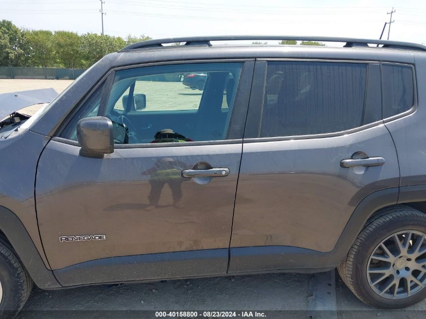 2018 Jeep Renegade Latitude Fwd VIN: ZACCJABB6JPH59861 Lot: 40158800