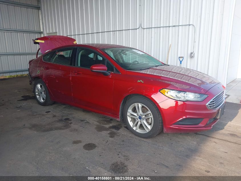 2018 Ford Fusion Se VIN: 3FA6P0HD7JR232406 Lot: 40158801