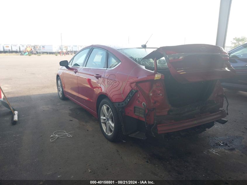 2018 Ford Fusion Se VIN: 3FA6P0HD7JR232406 Lot: 40158801