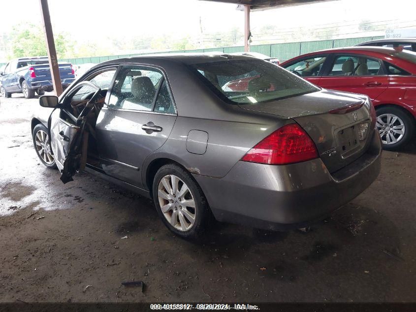 2007 Honda Accord 3.0 Ex VIN: 1HGCM66527A077207 Lot: 40158812