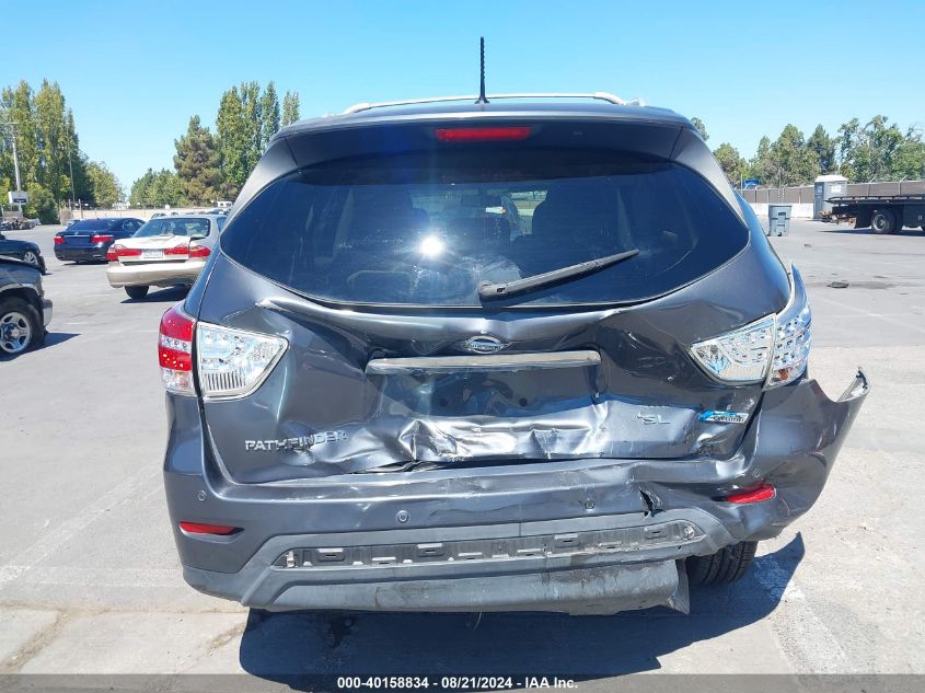 2014 Nissan Pathfinder Hybrid/Sv/Sl/Platinum VIN: 5N1CR2MM5EC640637 Lot: 40158834