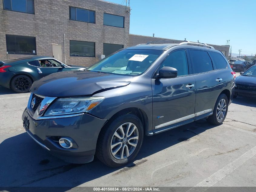 2014 Nissan Pathfinder Hybrid/Sv/Sl/Platinum VIN: 5N1CR2MM5EC640637 Lot: 40158834