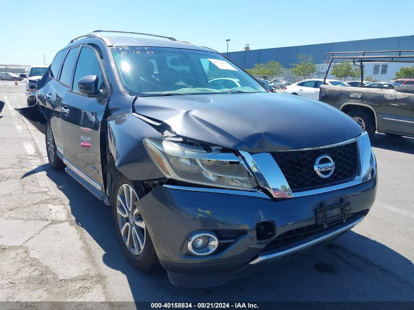 2014 Nissan Pathfinder Hybrid/Sv/Sl/Platinum VIN: 5N1CR2MM5EC640637 Lot: 40158834