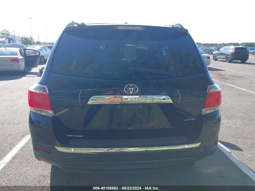 2013 Toyota Highlander Se V6 VIN: 5TDBK3EH4DS189581 Lot: 40158862