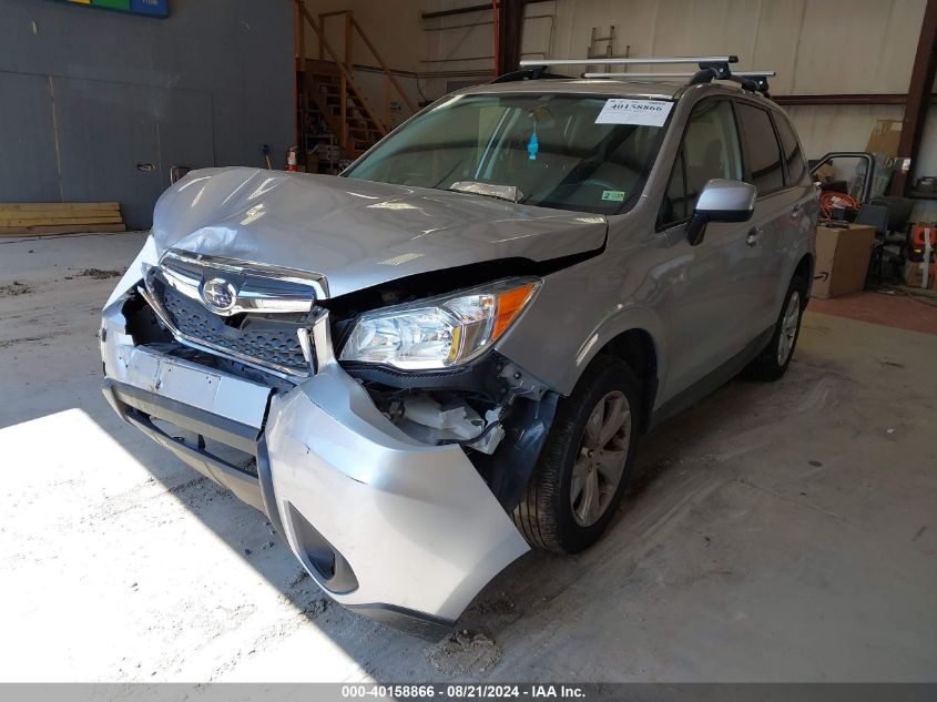 2016 Subaru Forester 2.5I Premium VIN: JF2SJADC0GH492199 Lot: 40158866