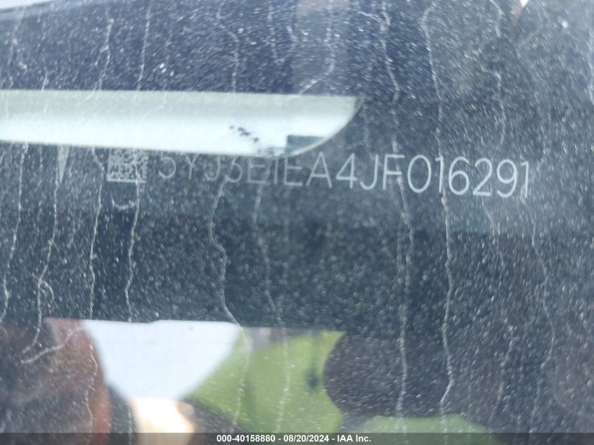 2018 Tesla Model 3 Long Range/Mid Range VIN: 5YJ3E1EA4JF016291 Lot: 40158880